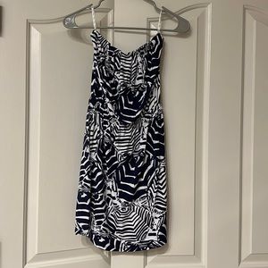 XS Lilly Pulitzer Strapless Dress